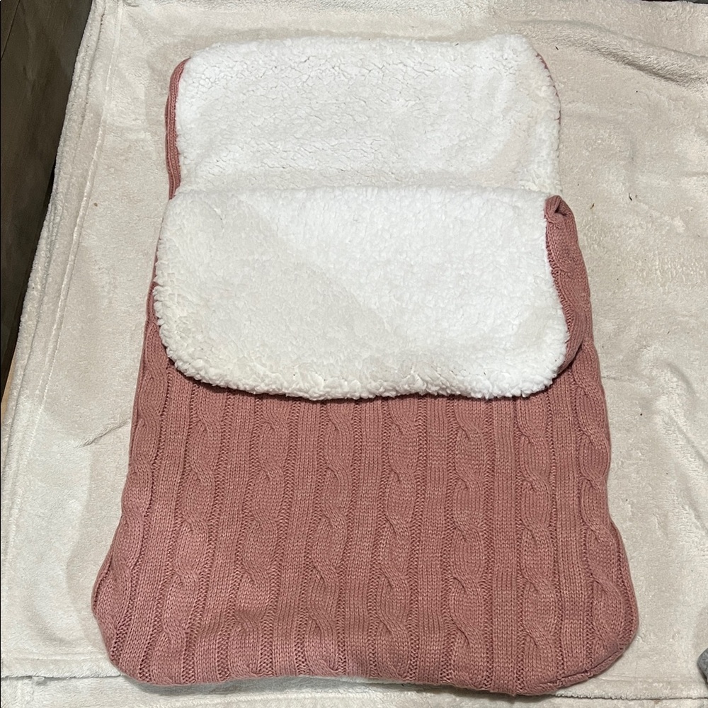 Pink Bunting Bag for Baby